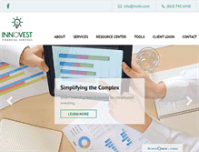 Tablet Screenshot of innfin.com